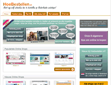 Tablet Screenshot of hoebestellen.nl